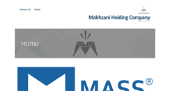 Desktop Screenshot of makhzani-sa.com